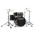 Sonor AQ1 Series Drum Kit Shell Set - Piano Black (22", 10", 12", 16" + 14" x 6" SNR)