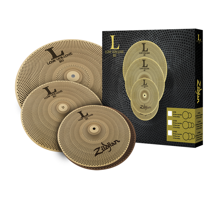 Zildjian L80 Low Volume Cymbal Pack - 13/14/18"