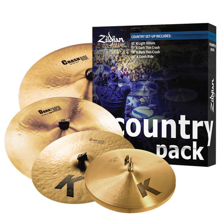 Zildjian Country Cymbal Pack (15", 17", 19", 20")