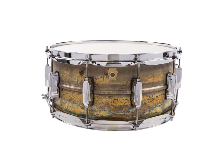 Ludwig 14 x 6.5" Raw Brass Phonic Snare Drum