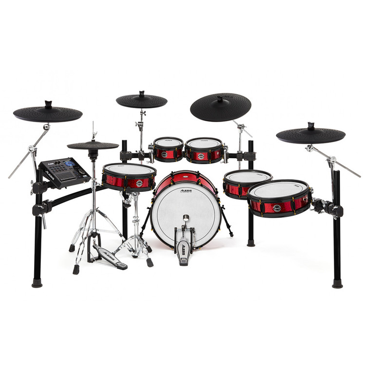 LAST ONE! *FLOOR STOCK* (DISCONTINUED MODEL) Alesis Strike Pro SE: 6-Pce Mesh Kit with 5 Cymbals