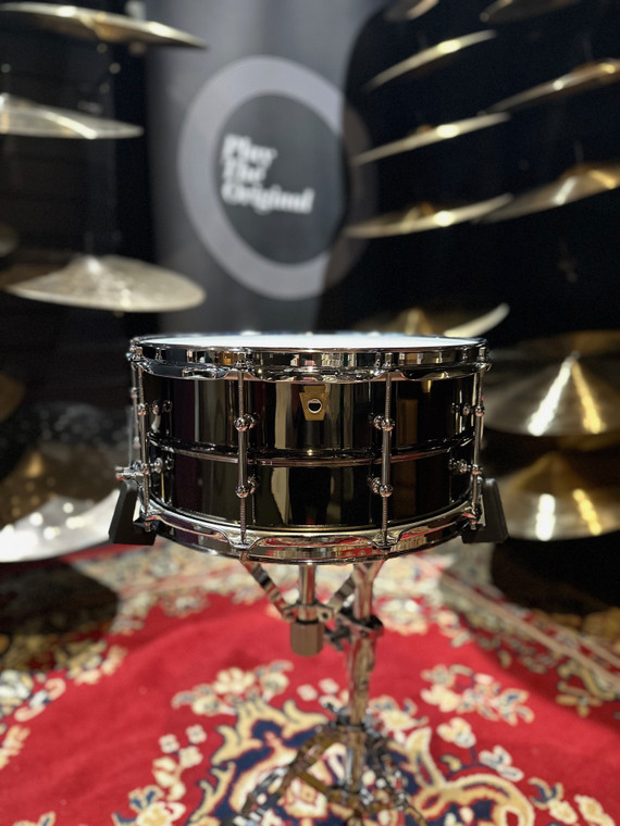 Ludwig 14"x 6.5" Black Beauty Snare Drum - Smooth Shell, Tube Lugs