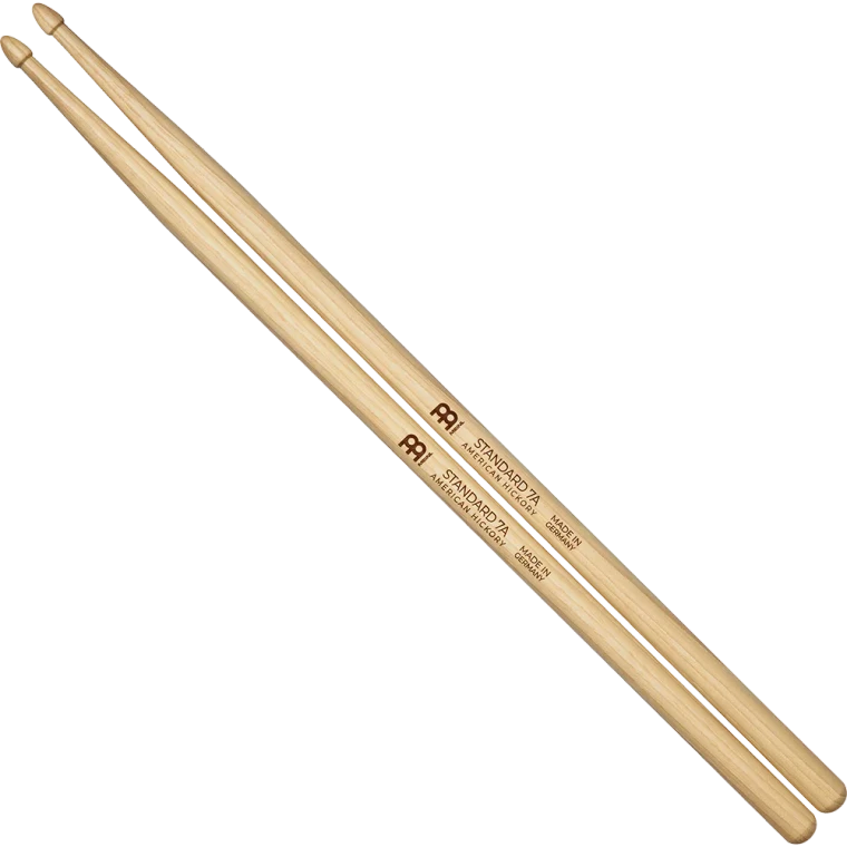 Meinl Standard 7A Wood Tip Drum Sticks