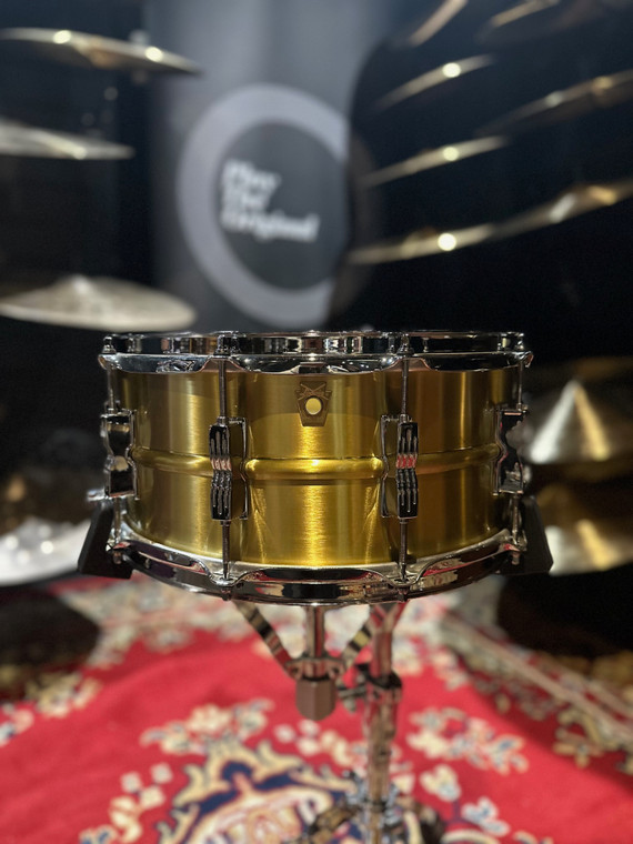 Ludwig 14" x 6.5" Acro Brushed Brass Snare Drum