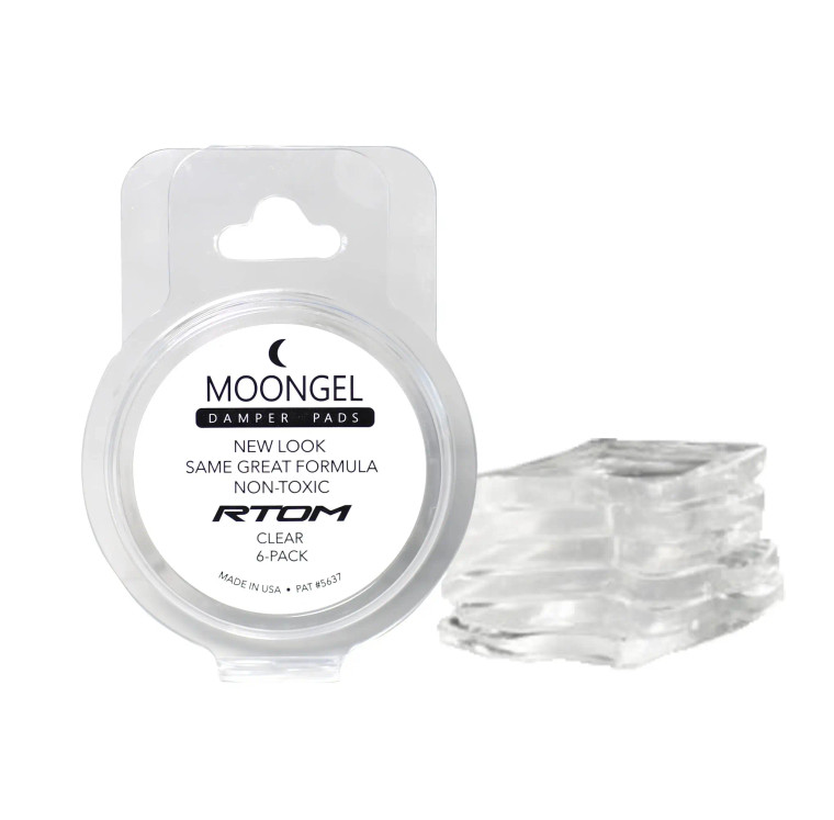 Moongel Drum Dampners 6pc - Clear