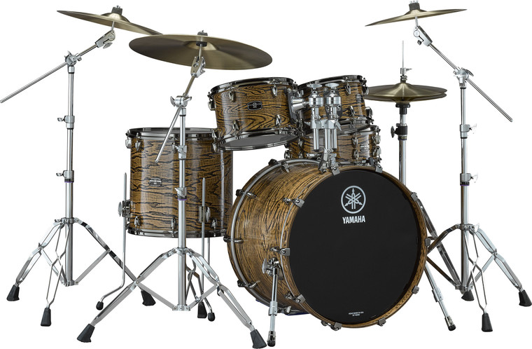 Yamaha Live Custom Hybrid Oak 5 Piece Drum Kit in Uzu Natural w/HW880 Hardware Pack
