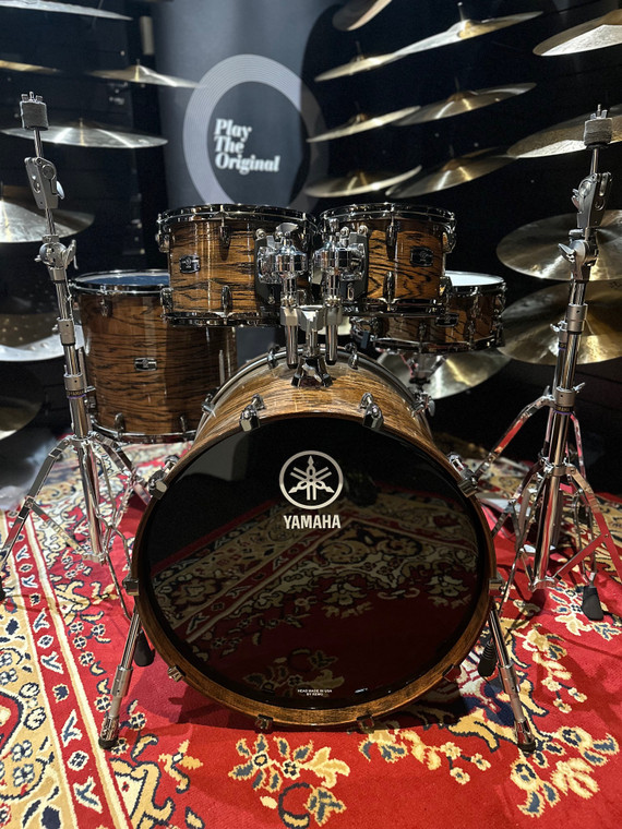 Yamaha Live Custom Hybrid Oak 5 Piece Drum Kit in Uzu Natural w/HW880 Hardware Pack