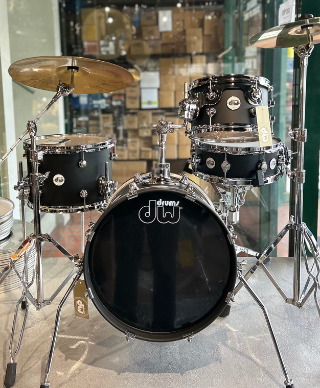 DW Design Series Mini-Pro 4-piece Shell Pack - Satin Black
