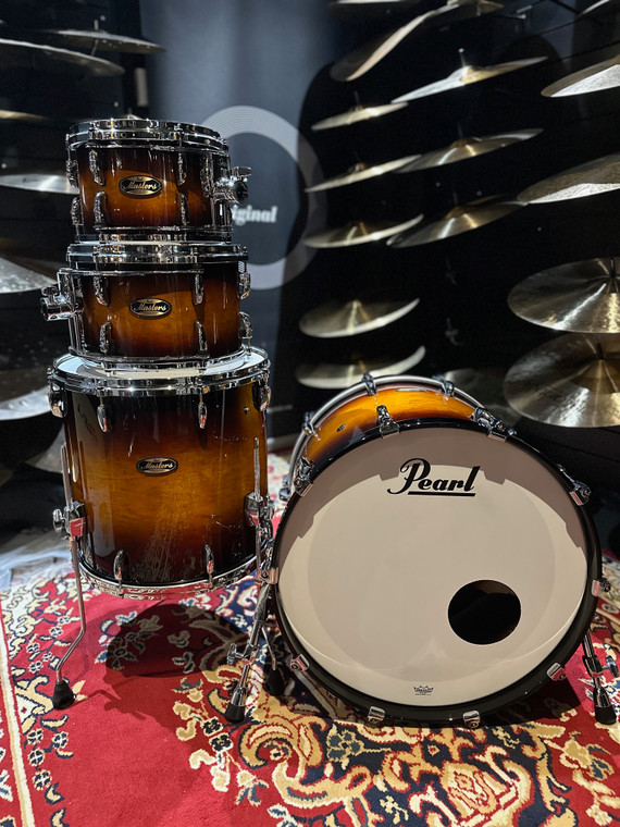 Pearl Masters Maple Gum - Vintage Tobacco Burst (22", 10", 12", 16") Drum Kit Shell Set