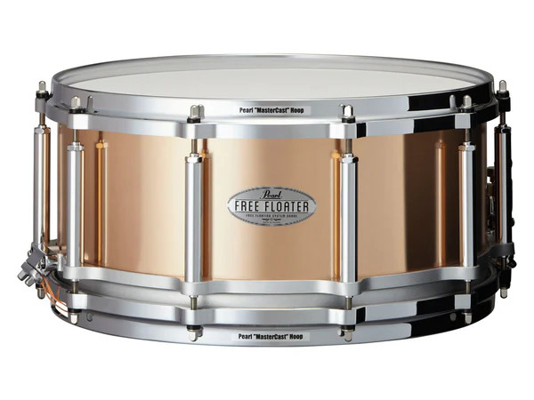 Pearl Free Floater 14" x 6.5" 1.2mm Phosphor Bronze Snare Drum