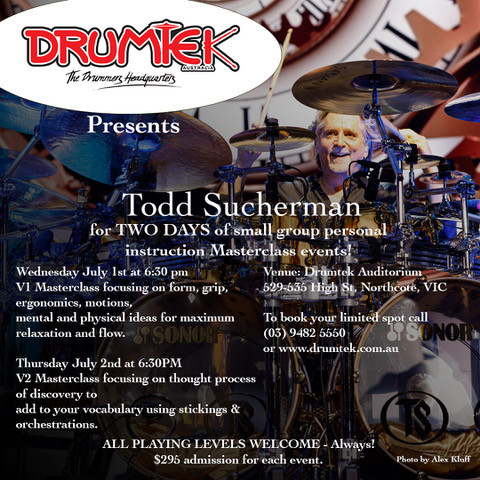 Todd Sucherman Masterclass - JULY 1ST