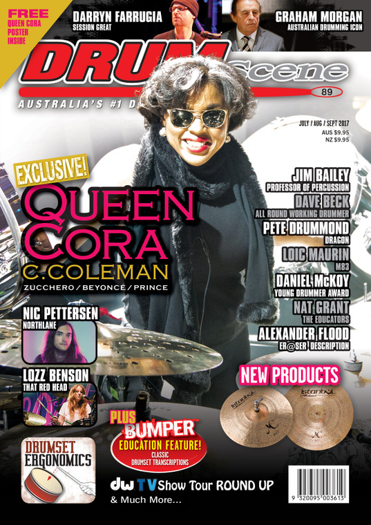 DRUMSCENE MAGAZINE - #89 QUEEN CORA