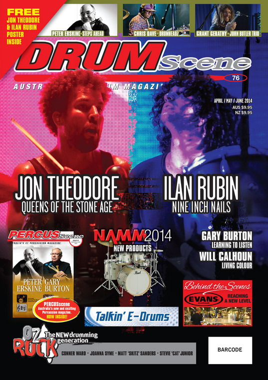 DRUMSCENE MAGAZINE - #76 JON THEODORE & ILAN RUBIN