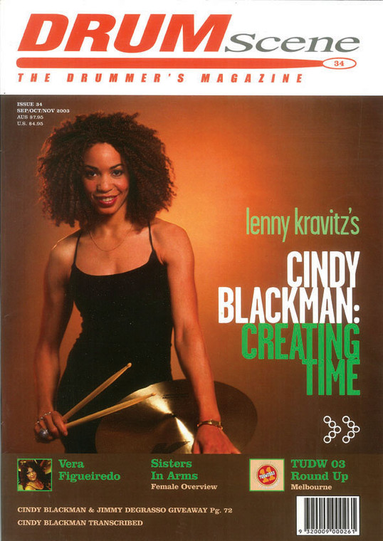 DRUMSCENE MAGAZINE - #34 CINDY BLACKMAN