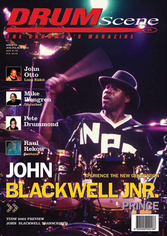 DRUMSCENE MAGAZINE - #33 JOHN BLACKWELL JNR
