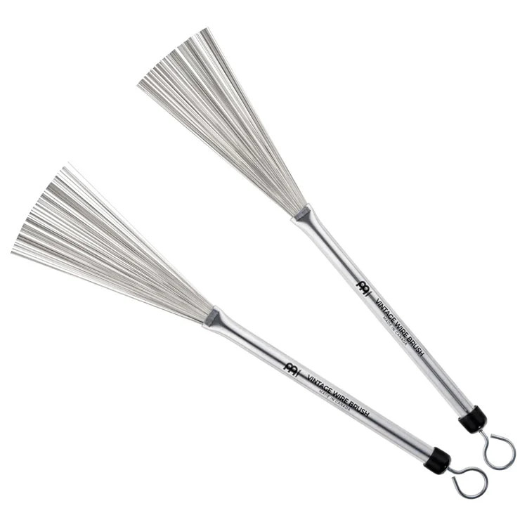 Meinl Aluminium Handle, Retractable Wire Brushes, Vintage