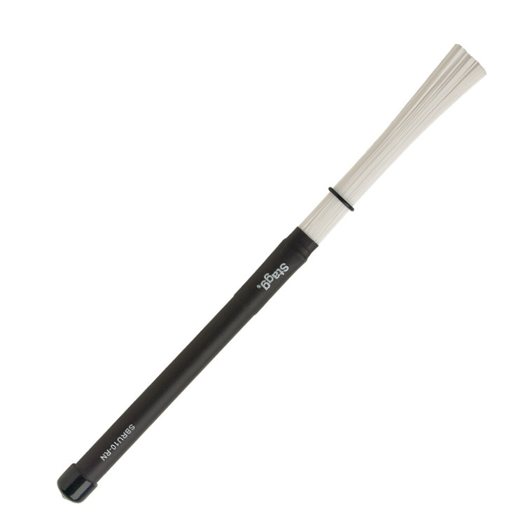 Stagg Nylon Brushes - Rubber Handle