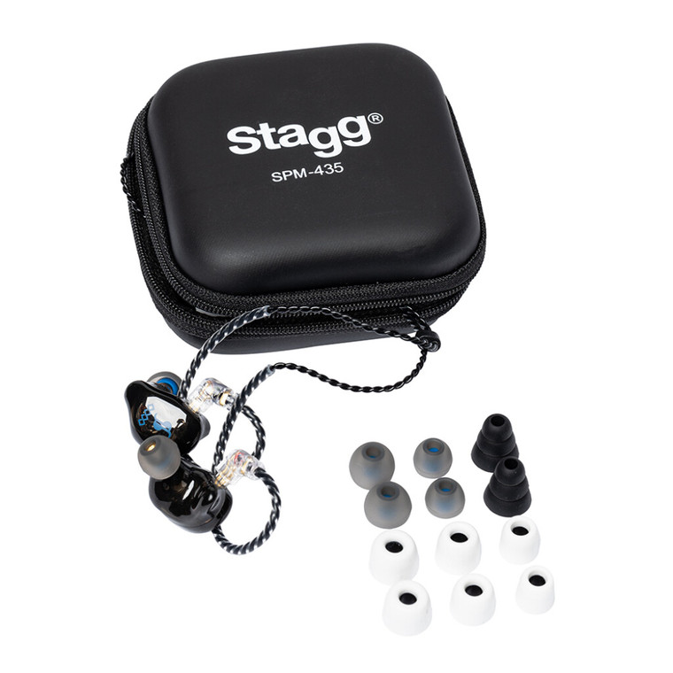 Stagg 4 Driver In Ear Monitors Black