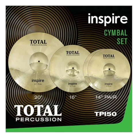 Total Percussion Inspire Cymbal Pack - 14"/16"/20"