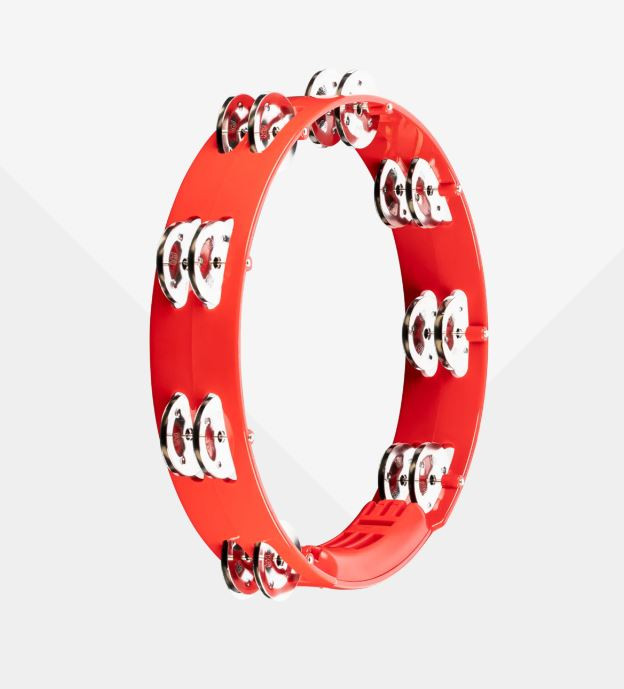 Meinl Headliner Tour Tambourine - 2 Row, 10" (Red)
