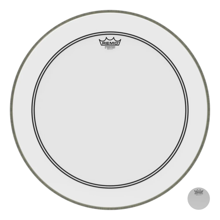 Remo 20" Powerstroke 3 Smooth White