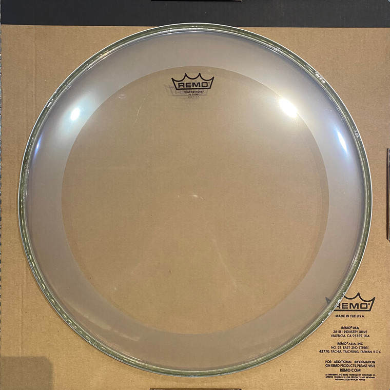 Remo Powerstroke 3 Clear No Stripe Bass Drum 20"