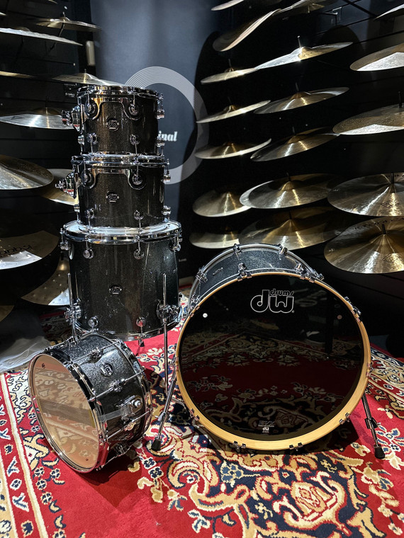 DW Performance Series - Pewter Sparkle (22", 10", 12", 16" + 14") Drum Kit Shell Set