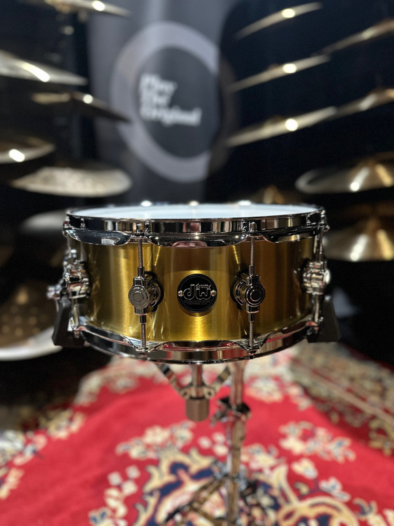 DW Performance Series Polished Brass 14" x 5.5" Snare Drum