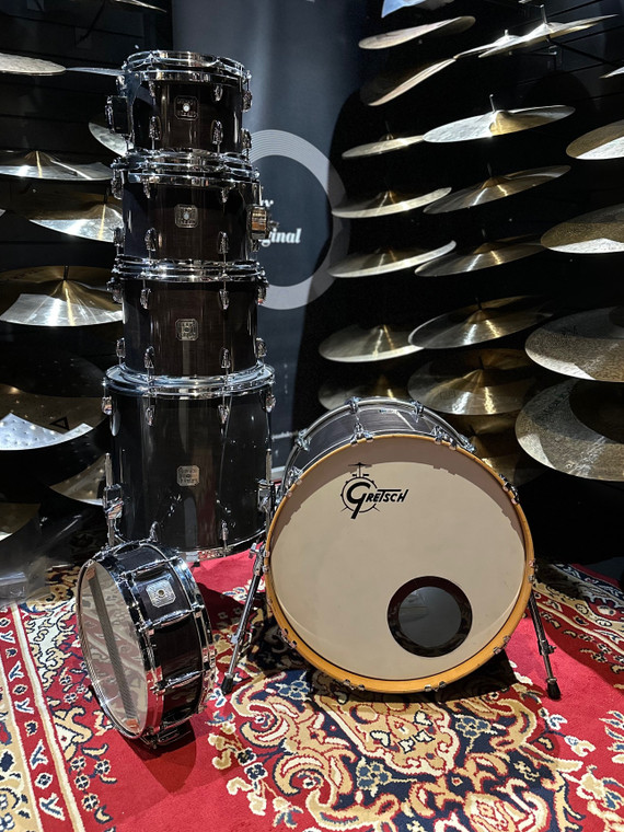 Used Early 2000's Gretsch Renown - Ebony Stain (22", 10", 12", 13", 16" + 14" Snare)