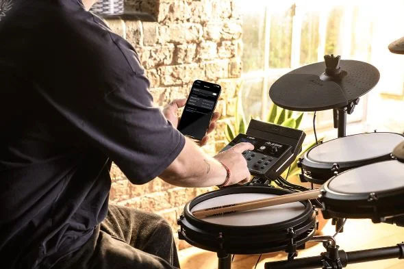 AAlesis Nitro Max electronic drum kit bluetooth module phone melbourne Australia
