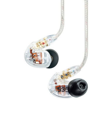 【値下げ】SHURE SE535 × Nu-ClearCustomSounds Shure SE535 Sound Isolating Earphones in Clear - Drumtek Store
