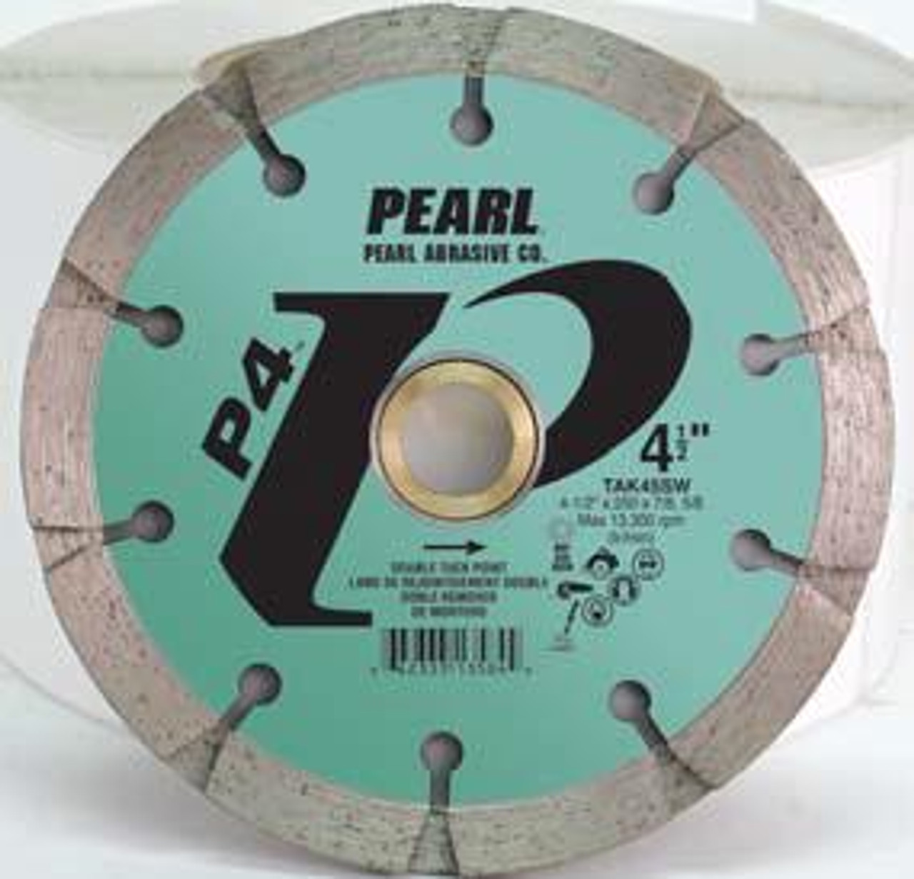 Pearl Abrasive P4 Pro-V Sandwich Tuck Point Blade 1/2 x .250 x 7/8- 5/8  Adapter
