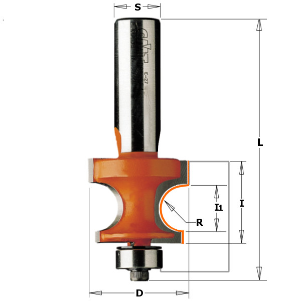 Buy Corner Beading Router Bit | Bearing | CMT