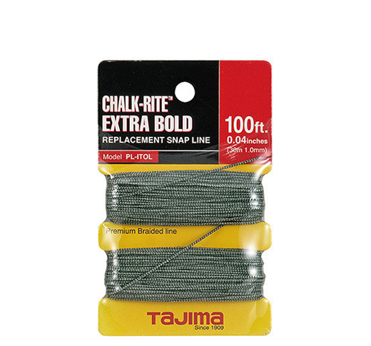 Tajima Chalk-Rite® Braided Replacement Snap Line 100' | Ernie's Tools