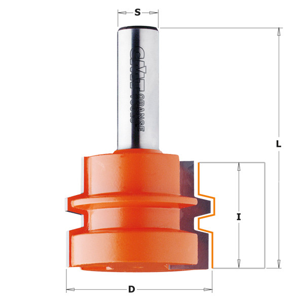 Meccion Réglable Routeur de Joint de Doigt Bit 8mm Tige Rainure et