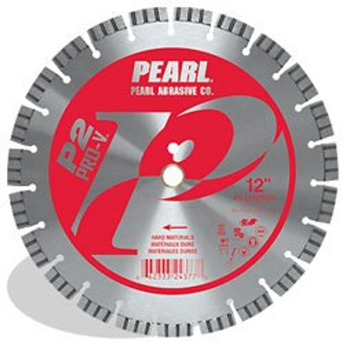 Pearl Abrasive P2 Pro-V Segmented Diamond Blade for Hard Materials 14 x .125 x 1, 20mm PV1412SDS