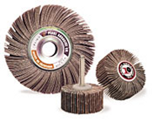 Pearl Abrasive Aluminum Oxide Flap Wheel 10ct Case A60, A80, A120 or A180 Grit 1 1/2 x 1 FL11260, FL11280, FL112120, FL112180