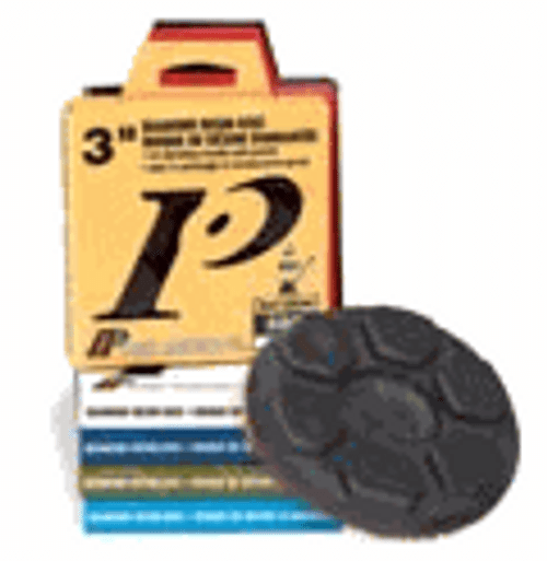 Pearl Abrasive Premium Diamond Disc Pad for Floor Polishing w/Hook and Loop Attachment 50, 100, 200, 500, 1000, 2000 or BUFF Grit 3 inches FSPD3050, FSPD3100, FSPD3200, FSPD3500, FSPD31000, FSPD32000, FSPD3BUFF