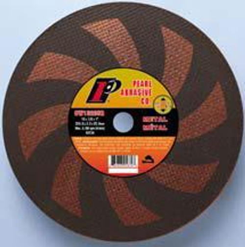 Pearl Abrasive T-1 SRT Contaminant Free Hi-Speed Cut Off Wheel for Gas Powered Saws 10ct Case SRT36 Grit 14 x 1/8 x 1 CW1420SR