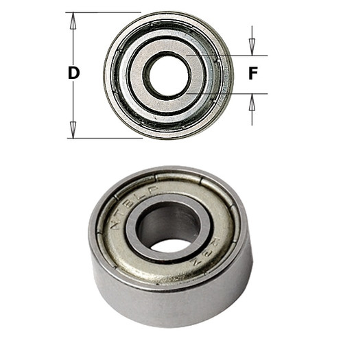 CMT Orange Tools Bearing 1/2 x 3/16 x 5mm 791.003.00