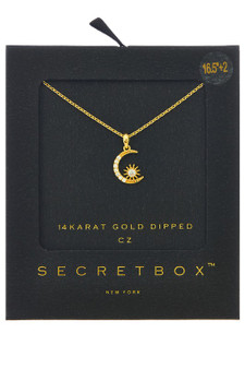 Crescent Moon Dainty Pendant Necklace