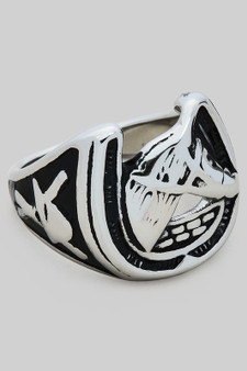 Bold Horse And Horse Shoe Ring