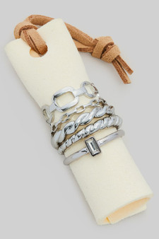 Five Ring Twist Texture Chain Set