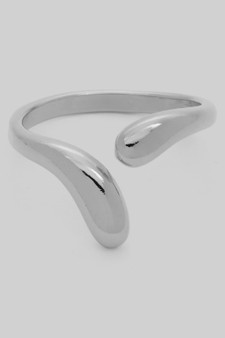 Brass Split Ring With Curved Ends