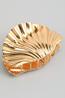 Large Metal Shell Hair Clip