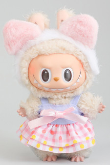 Cute Dress And Fuzzy Ears Labubu Outfit