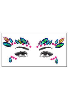Mixed Fun Crystal Face Stickers - #KP16656