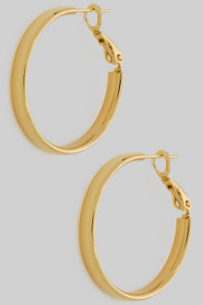One And A Quarter Inch Brass Hoops