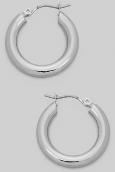 Almost An Inch Wide Brass Hoops