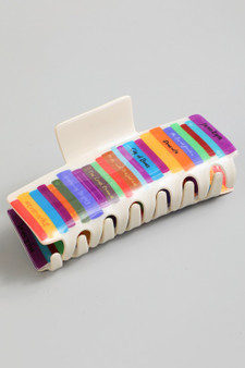 Book Shelf Hair Clip